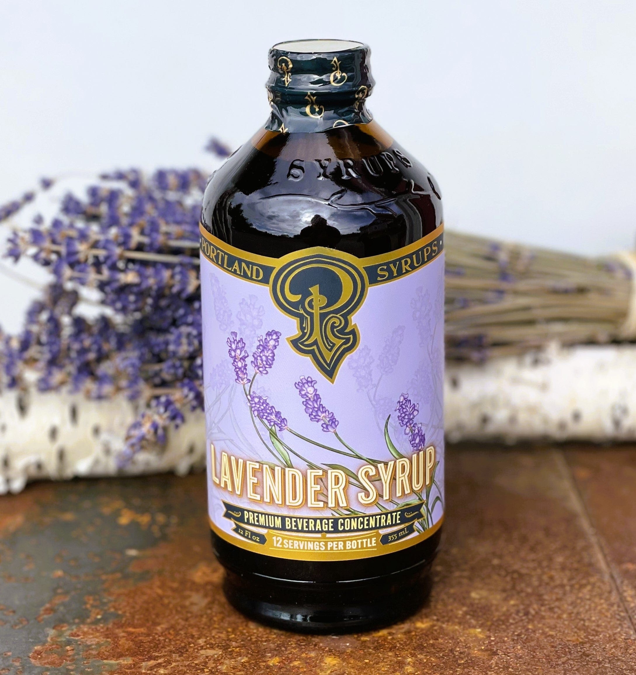 Lavender Syrup 12oz – True Lavender Collective