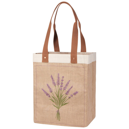 True Lavender Collective Large Lavender Market Tote