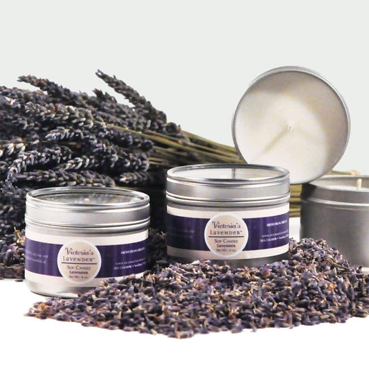 Victoria's Lavender, LLC Lavender Travel Candle- 4 oz