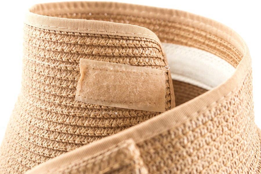 Hipster Row Foldable Beach Straw Hat | Wide Brim | 8 Colors