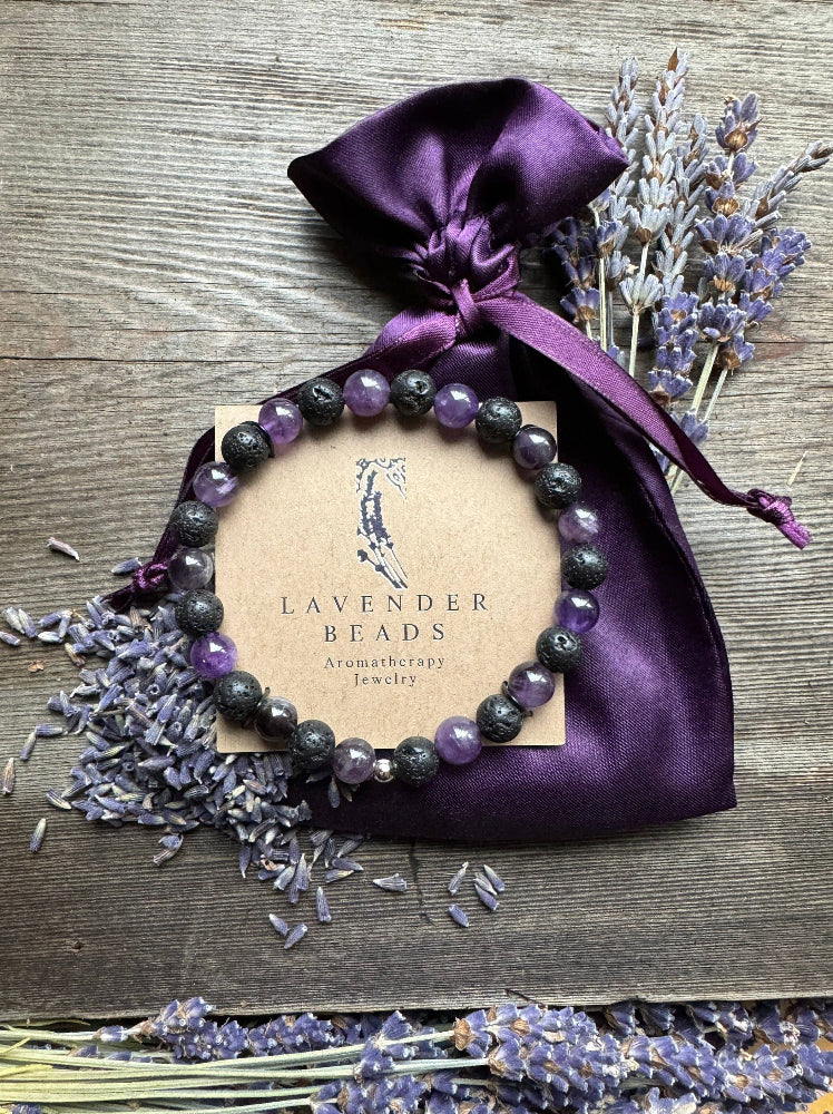 Lavender Beads Aromatherapy Diffuser Bracelet