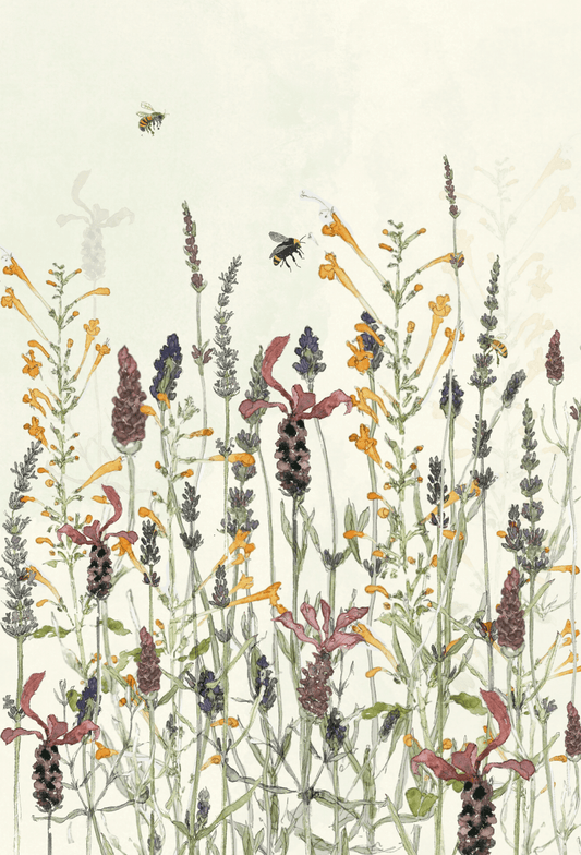 Leafy Lexicon Print - "Lavender Meadow" by Perrin