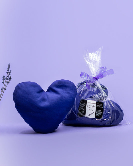 True Lavender Collective Lavender Heart Pillow