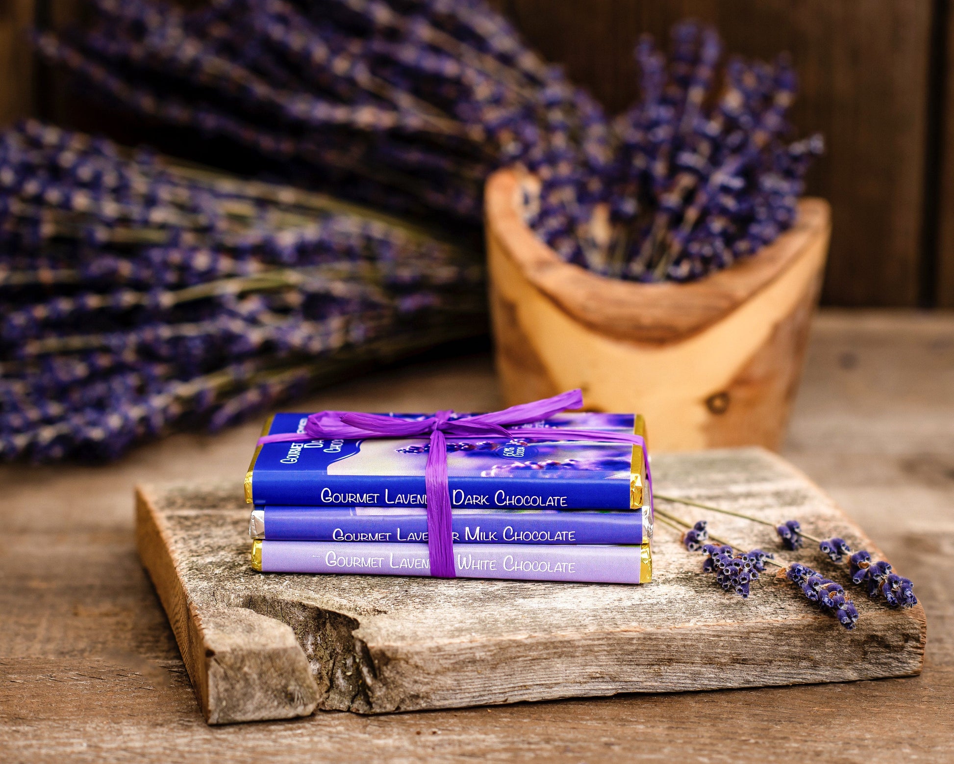 True Lavender Collective Gourmet Lavender Chocolate Trio