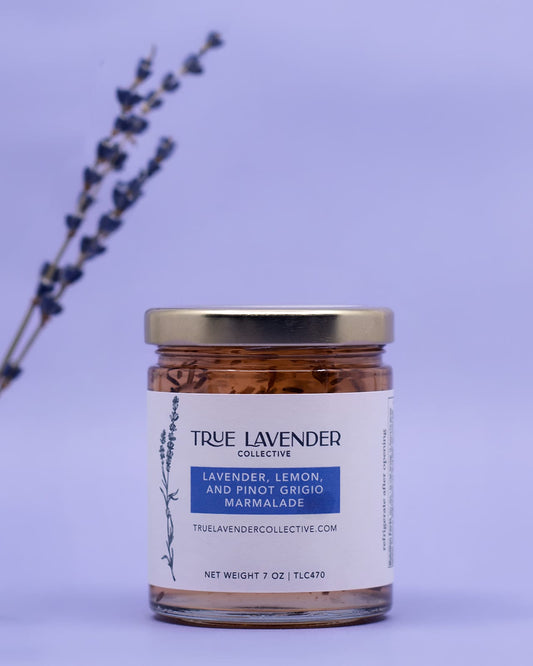 True Lavender Collective Lavender, Lemon & Pinot Grigio Marmalade