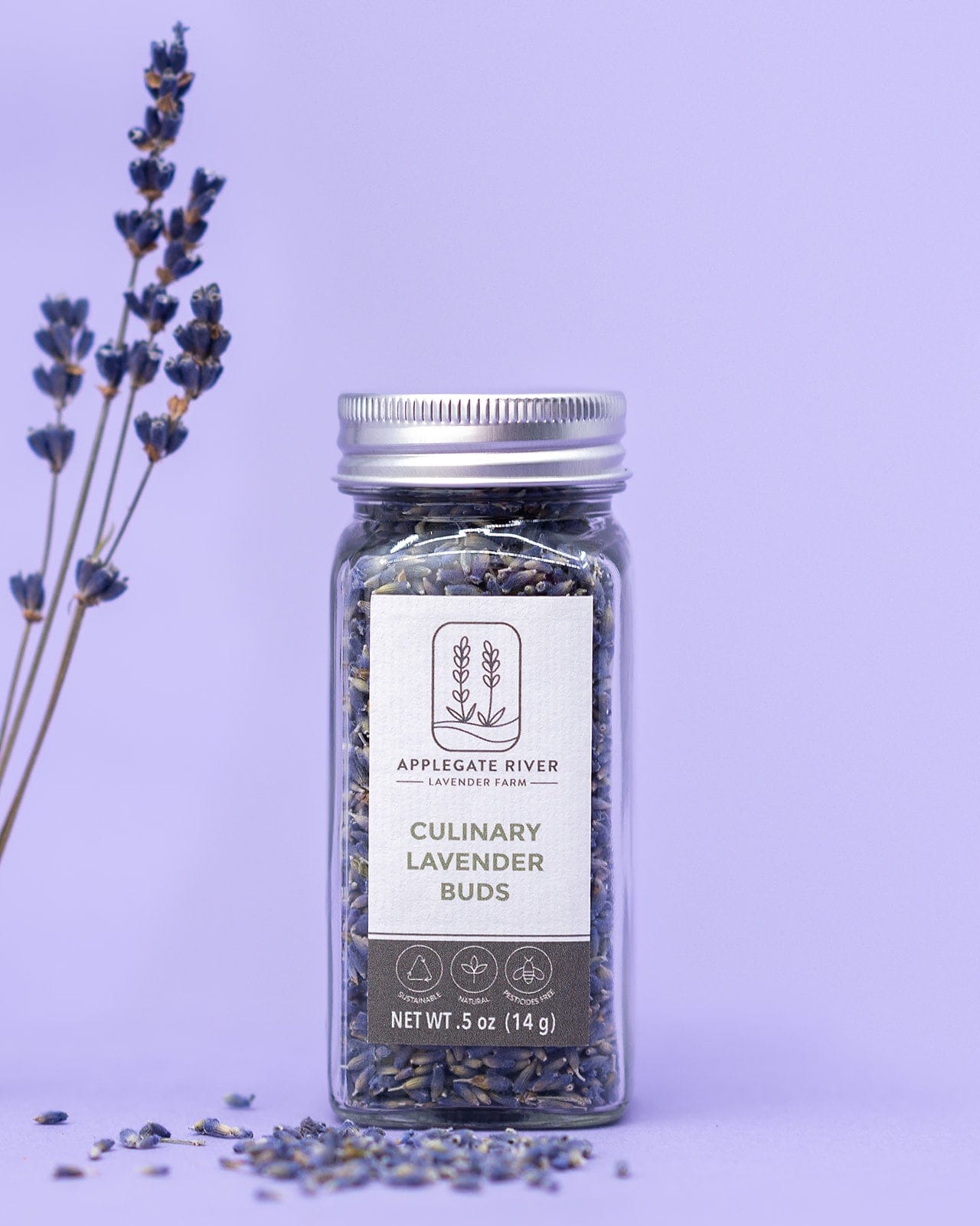 True Lavender Collective 4 oz by vol Culinary Lavender Buds
