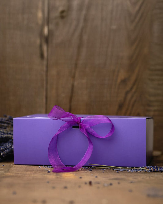 True Lavender Collective Gift Wrap - Large Purple Box ($7)