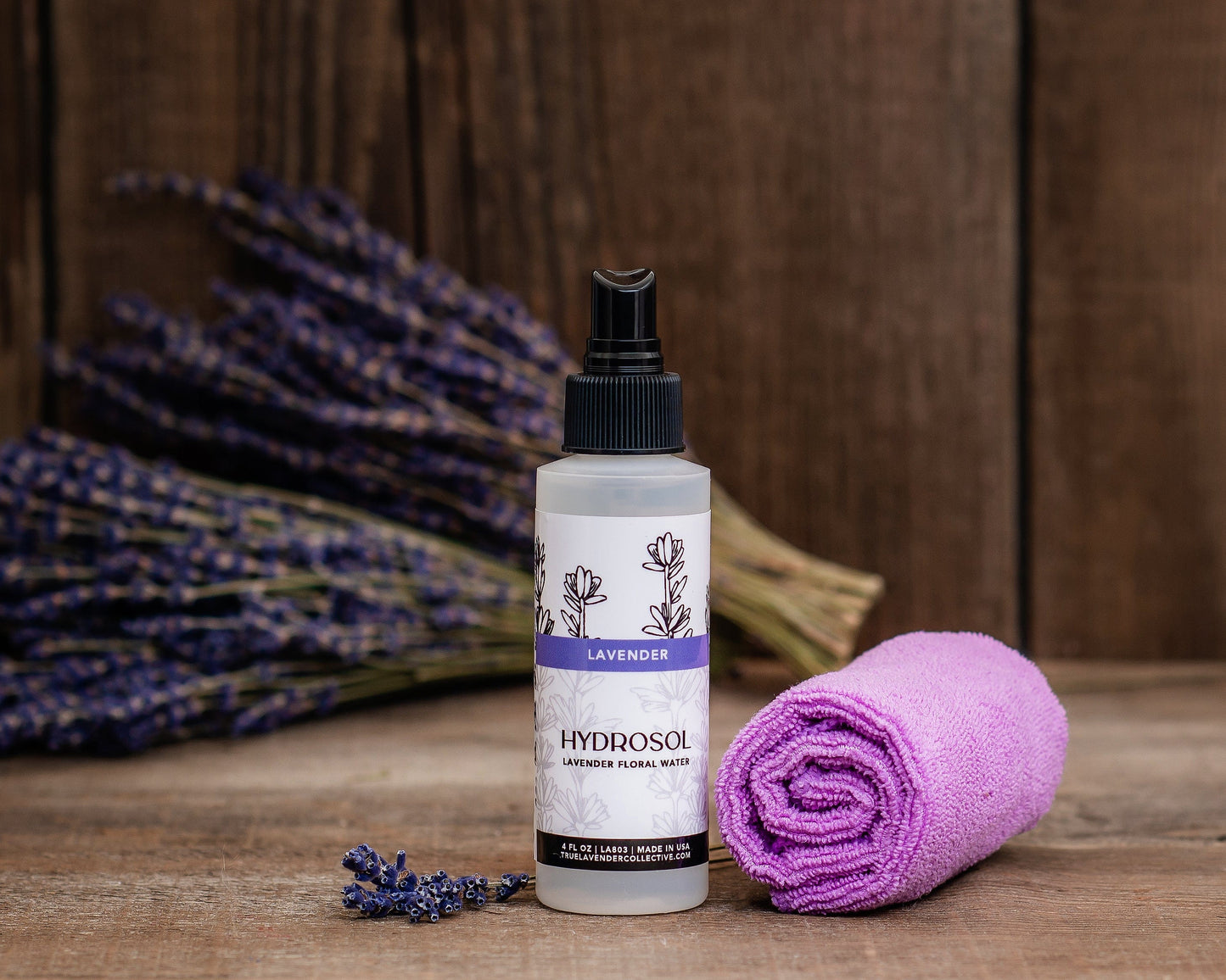 True Lavender Collective 4 fl oz Lavender Hydrosol 'Grosso'