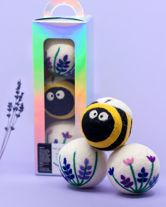True Lavender Collective Lavender Fields Wool Dryer Balls