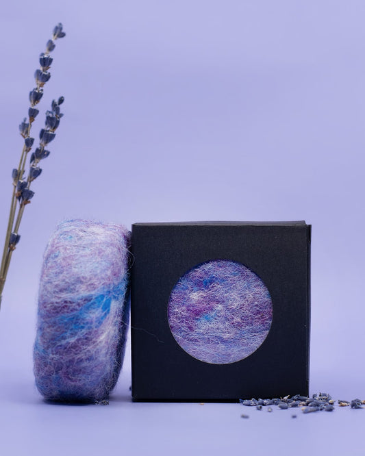 True Lavender Collective Lavender Felted Soap