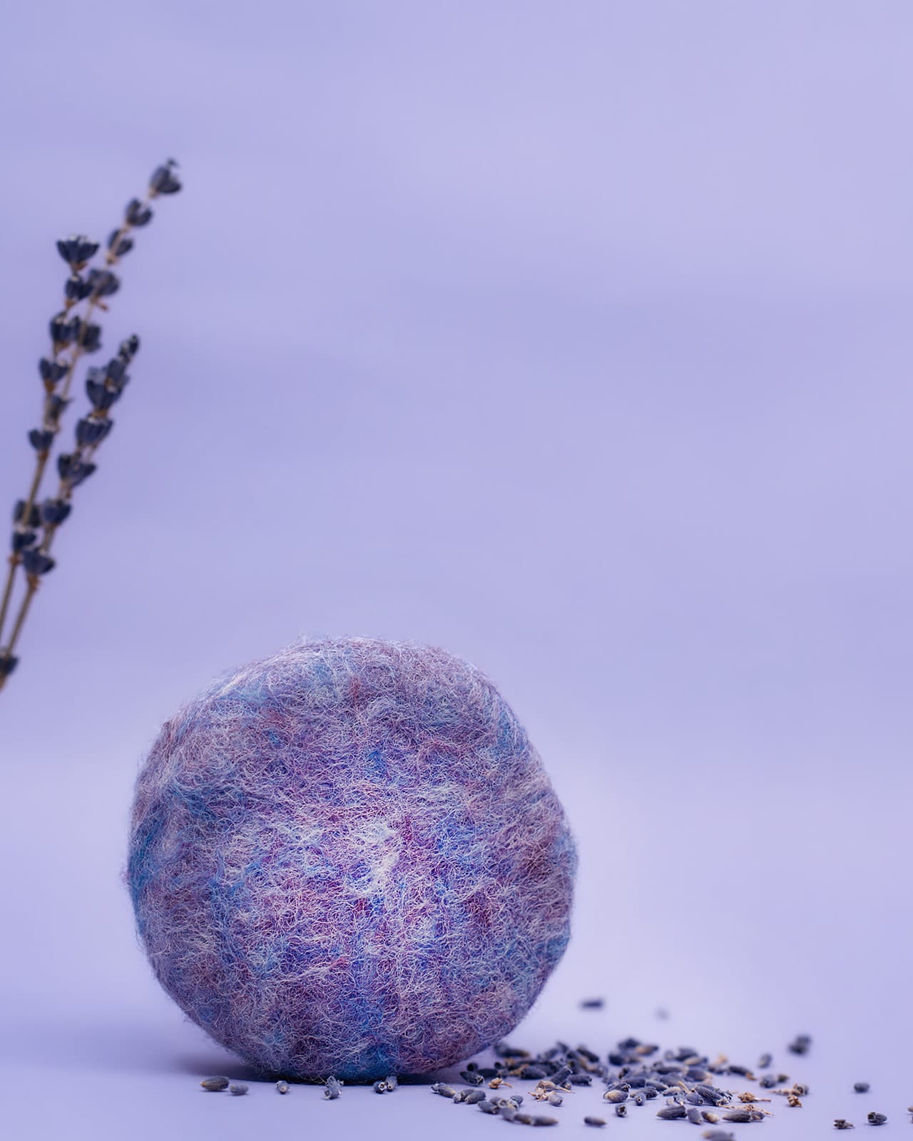 True Lavender Collective Lavender Felted Soap