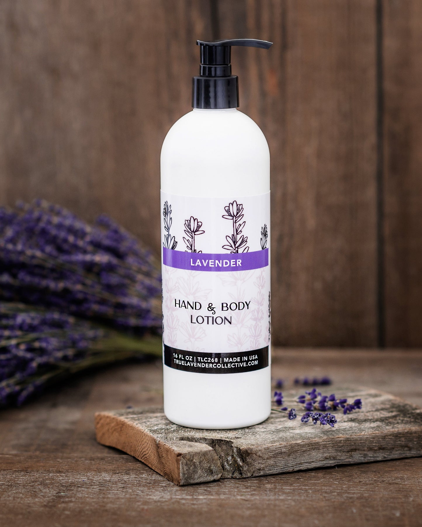 True Lavender Collective 16 fl oz Lavender Hand and Body Lotion
