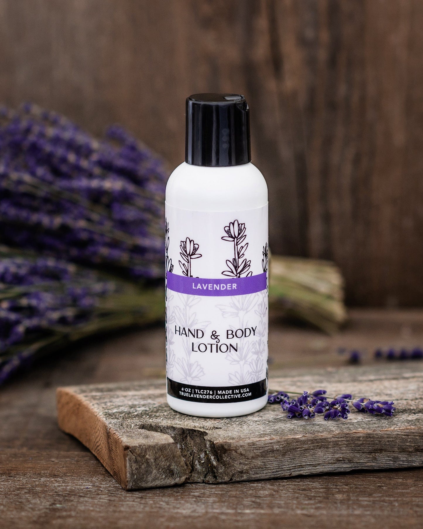True Lavender Collective 4 fl oz Lavender Hand and Body Lotion