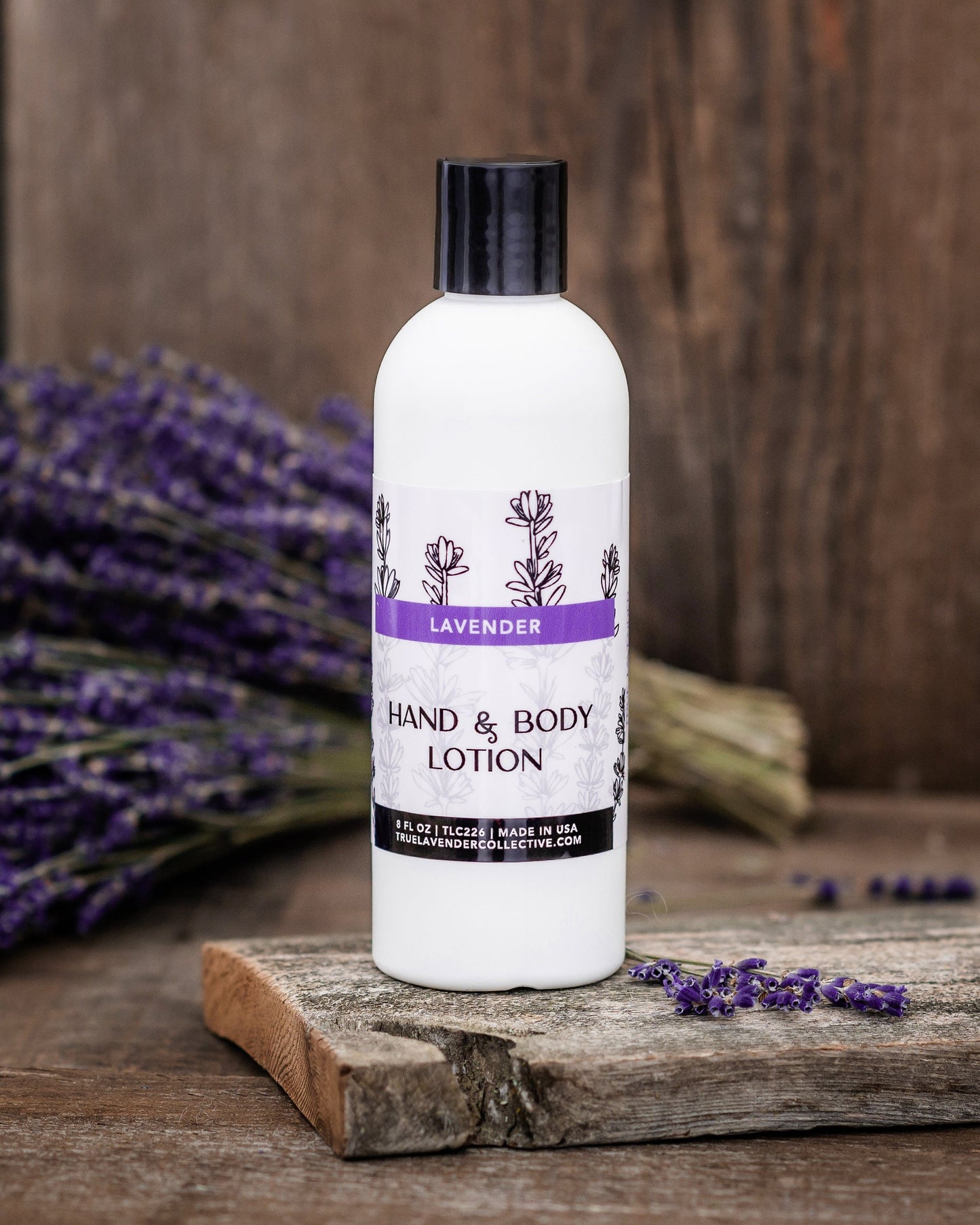 True Lavender Collective 8 fl oz Lavender Hand and Body Lotion