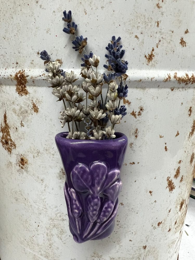 True Lavender Collective Lavender Vase Magnet - Stoechas