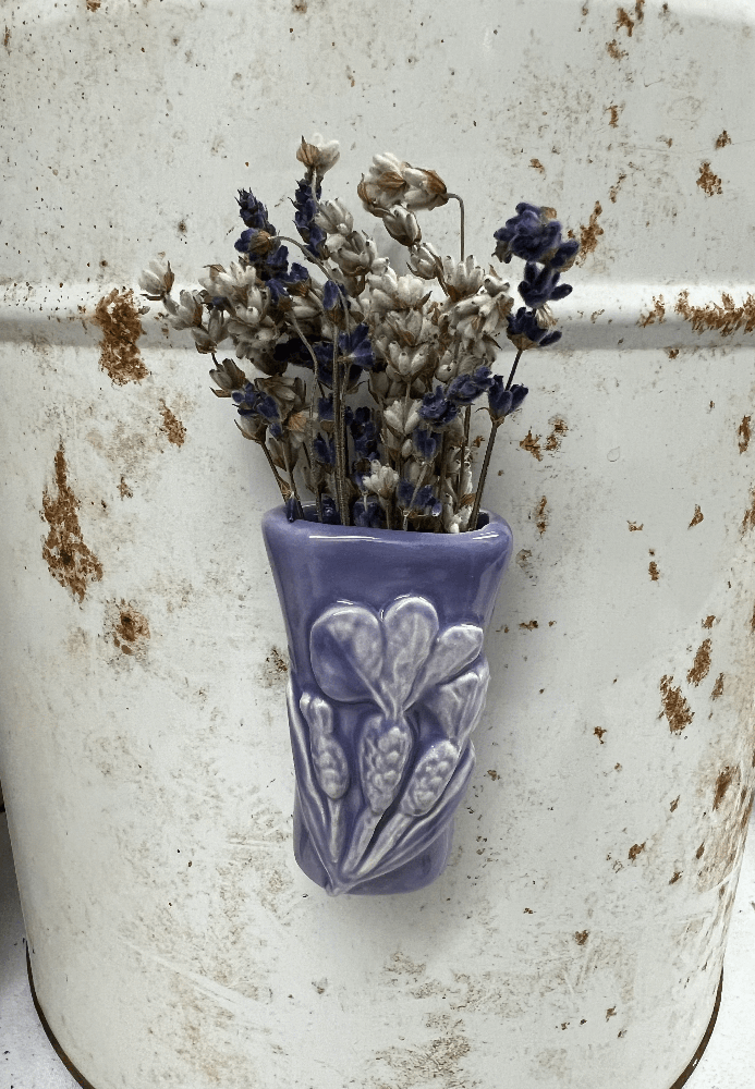 True Lavender Collective Lavender Vase Magnet - Stoechas