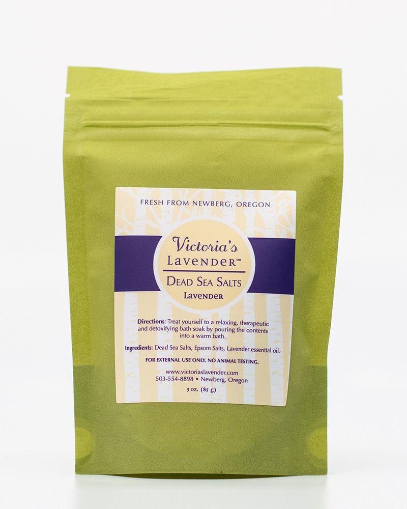 Victoria's Lavender 3 oz Packet Lavender Dead Sea Bath Salts