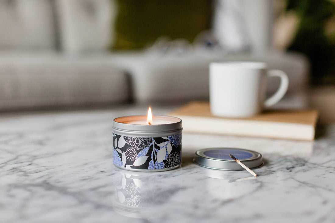 Soy Candle Lavender True Lavender Collective
